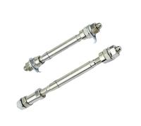 1/2PCS Solid MTB Axle Hub Bearings Front Rear Shaft Set with Lever(4)