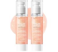 1/2PCS Sunglaze Sheer Setting Mist Sunscreen SPF42,Broad Spectrum Shimmer Body Oil Spray for Face&Body,Sunscreen spray, moisturizing summer outdoor UV protection refreshing non-sticky spray (2PCS)