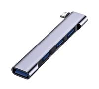 1/2Pcs USB Hub - 4 in 1 USB Type C Splitter, Multiport USB Hub Fast Data Transfer | Long Life USB 3.0 Hub Port Expander for Laptops