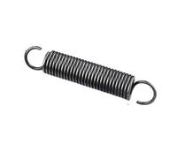 1/2pcs Wire Diameter 1.5mm Outer 12mm 15mmOpen Hook Tension Spring Pullback Coil Extension Draught(90mm(2pcs))
