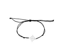 1-2pcs Witches Knot Bracelets for Women Men Gold Silver Red Black Adjustable Celtic Knot Wiccan String Rope Wiccan Symbol Charm Celtic Jewelry Gift,1,Metal,No Gems