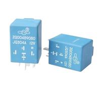 1/2PCS #ZQ00489080 6-Pins 12V Automotive Windscreen Wiper Relay Compatible With C&i&t&r&o&ë&n C4 C2 C5 Picasso 206 307 407 508(White 2PCS)