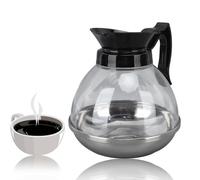 1.2QT Coffee Maker Pot Replacement, Universal Coffee Maker Pot with Comfortable Handle and Tight Fit Spout, Compatible with Various Coffee Machine Stoves
