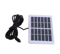 1.2W 6V Portable Solar Panel with Micro USB Port Durable Polycrystalline Silicon Solar Charging Board Waterproof IP67