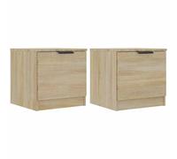 Vidaxl Bedside Cabinets 2 Pcs White 40X39X40 Cm