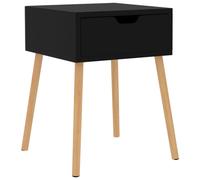 1/2x Bedside Cabinet Chipboard Side Bed Drawer Cabinet Multi Colours vidaXL