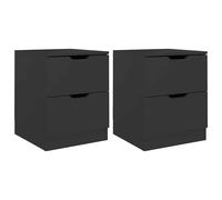 vidaXL Bedside Cabinet Concrete Grey 40x40x50 cm Engineered Wood