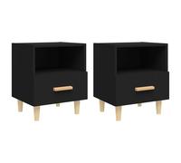 1/2x Bedside Cabinet Drawer Cabinet Home Telephone Stand Multi Colours vidaXL