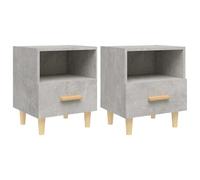 1/2x Bedside Cabinet Drawer Cabinet Home Telephone Stand Multi Colours vidaXL