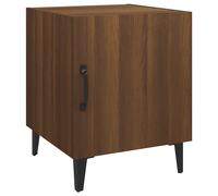 vidaXL Bedside Cabinet Smoked Oak Engineered Wood