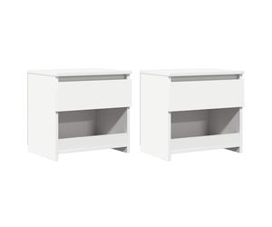 1/2x Bedside Cabinet Engineered Wood Nightstand Furniture Multi Colors vidaXL
