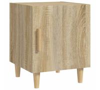 (sonoma oak, 1) vidaXL 1/2x Bedside Cabinet Engineered Wood Nightstand Furniture Multi Colours