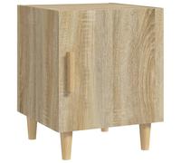 vidaXL Bedside Cabinet Black Oak 40 x 40 x 50 cm Engineered Wood