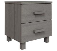 Vidaxl Bedside Cabinets Hamar 2 Pcs Honey Brown 40X35X44.5Cm Solid Wood