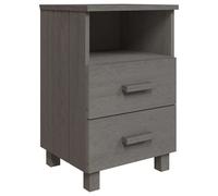 1/2x Bedside Cabinet Solid Wood Pine Wooden Side Cabinet Multi Colours vidaXL