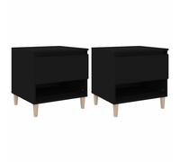 1/2x Bedside Table Engineered Wood Bed Cabinet End Table Multi Colours vidaXL