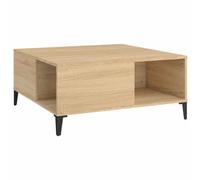 (smoked oak) vidaXL 1/2x Coffee Table Engineered Wood Side Sofa End Table Multi Colours