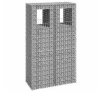 1/2x Gabion Basket Post Patio Planter Gabion Post Rails Multi Sizes vidaXL