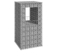 1/2x Gabion Basket Post Patio Planter Gabion Post Rails Multi Sizes vidaXL