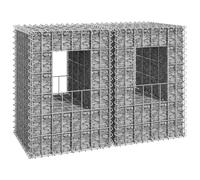 1/2x Gabion Basket Post Patio Planter Gabion Post Rails Multi Sizes vidaXL