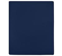 vidaXL Jersey Fitted Sheets 2 pcs White 100x200 cm Cotton
