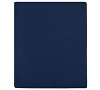 vidaXL Jersey Fitted Sheets 2 pcs White 90x200 cm Cotton
