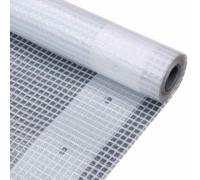 1/2x Leno Tarpaulin White Ground Sheet Cloth Cover Tarp Multi Sizes vidaXL