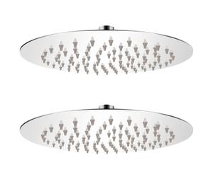 1/2x Rain Shower Head Stainless Steel Square Sprinkler Multi Sizes vidaXL