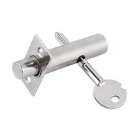 1/2x Security Door Bolts with Star Key Strong Security Dead Lock for Doors and Windows