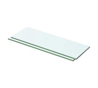 vidaXL Glass Shelf Panel – Clear – Multi Sizes – 1/2 pcs
