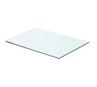 1/2x Shelves Panel Glass Clear Sheet Shelf Panel Ledge Multi Sizes vidaXL