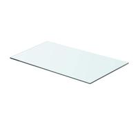 1/2x Shelves Panel Glass Clear Sheet Shelf Panel Ledge Multi Sizes vidaXL