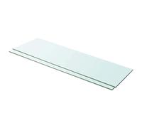 vidaXL Shelf Panel Glass Sheet Plate Storage Cabinet Room Shelving Display Clear