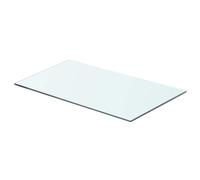 vidaXL Shelf Panel Glass Clear 60x30cm Storage Plate Sheet Shelving Display