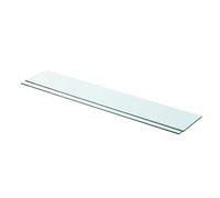 1/2x Shelves Panel Glass Clear Sheet Shelf Panel Ledge Multi Sizes vidaXL