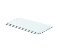 1/2x Shelves Panel Glass Clear Sheet Shelf Panel Ledge Multi Sizes vidaXL