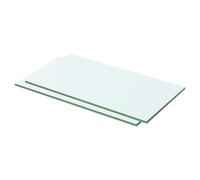 1/2x Shelves Panel Glass Clear Sheet Shelf Panel Ledge Multi Sizes vidaXL