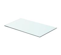 1/2x Shelves Panel Glass Clear Sheet Shelf Panel Ledge Multi Sizes vidaXL