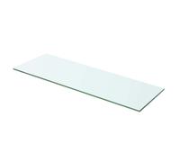 vidaXL Shelves 2 pcs Panel Glass Clear 60x15 cm