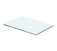 (40 x 20 cm/ 2 pcs) vidaXL 1/2x Shelves Panel Glass Clear Sheet Shelf Panel Ledge Multi Sizes