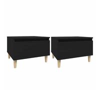(white, 2 pcs) vidaXL 1/2x Side Table Engineered Wood End Centre Side Table Multi Colours