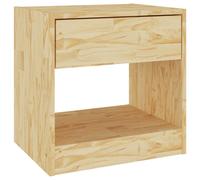 1/2x Solid Pinewood Bedside Cabinet Bedroom Bed Cabinet Multi Colours vidaXL