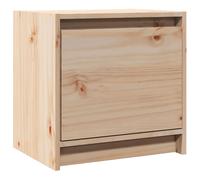 vidaXL Bedside Cabinet 40x30.5x40 cm Solid Pinewood, Brown