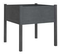 1/2x Solid Pinewood Garden Planter Patio Flower Box Pot Multi Colours vidaXL