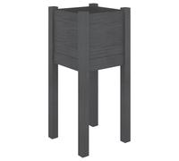 1/2x Solid Pinewood Garden Planter Patio Flower Box Pot Multi Colours vidaXL