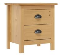 1/2x Solid Wood Pine Bedside Cabinet 46x35x49.5cm Stand Multi Colours vidaXL