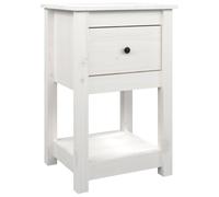 1/2x Solid Wood Pine Bedside Cabinet Nightstand End Table Multi Colours vidaXL