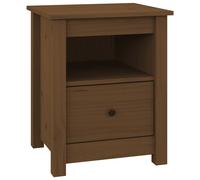 1/2x Solid Wood Pine Bedside Cabinet Wooden Side Table Multi Colours vidaXL