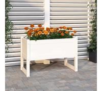 1/2x Solid Wood Pine Planter Raised Bed Flower Box Multi Colours/Sizes vidaXL