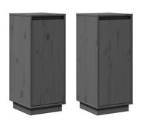 1/2x Solid Wood Pine Sideboard Side Cabinet Cupboard Multi Colours vidaXL